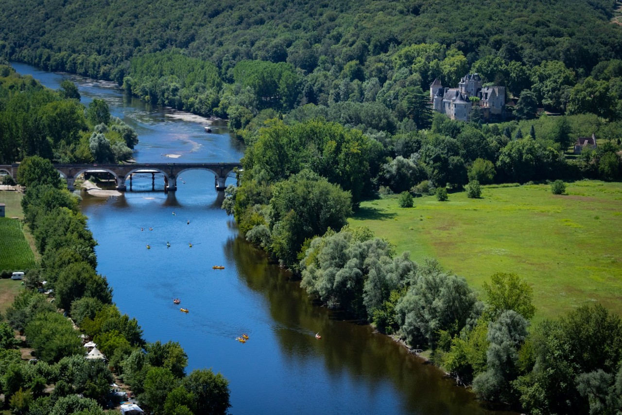 La Dordogne à Beynac-et-Cazenac