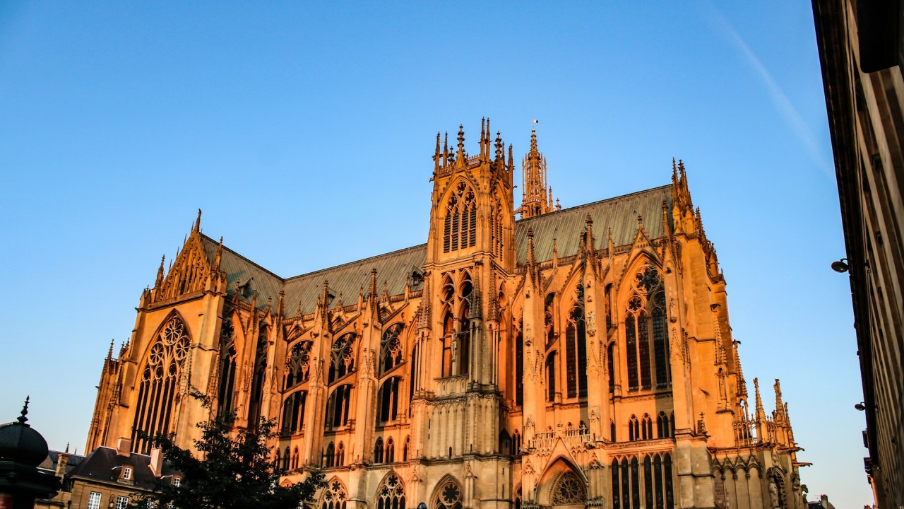 La cathédrale Saint-Étienne à Metz