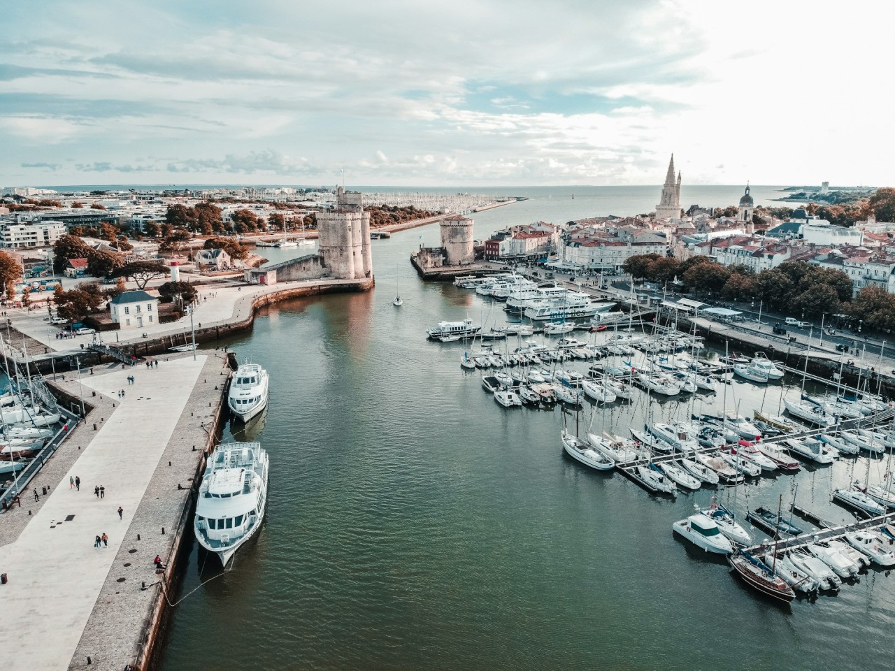 Le port de La Rochelle et les 2 tours