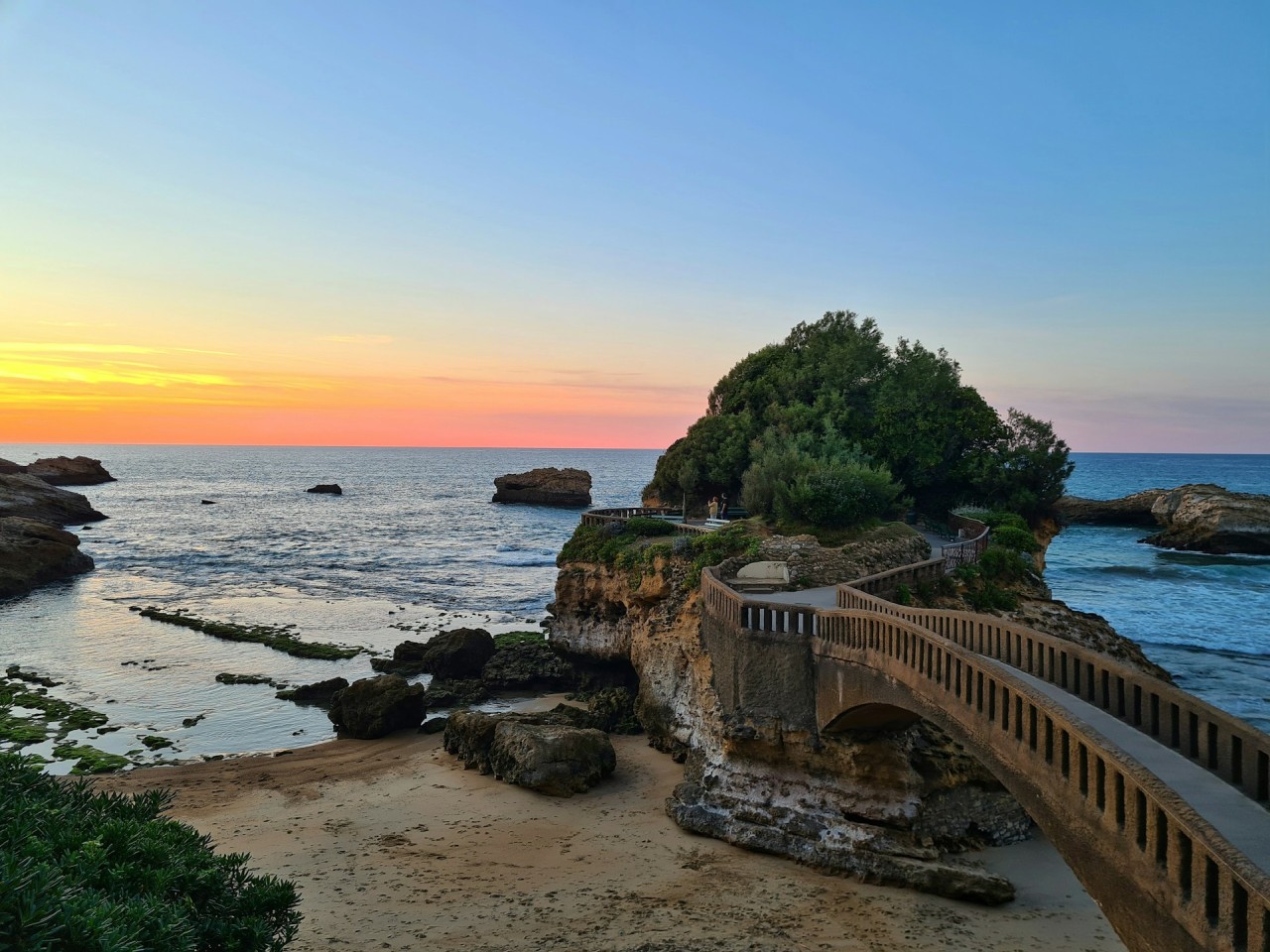Fin de journée à Biarritz